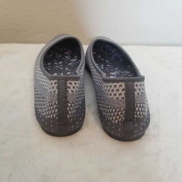 Skechers Cleo Gray Hot Dot Ballet Flats 8 - Picture 5 of 7